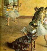 Edgar Degas Ballet Class oil painting